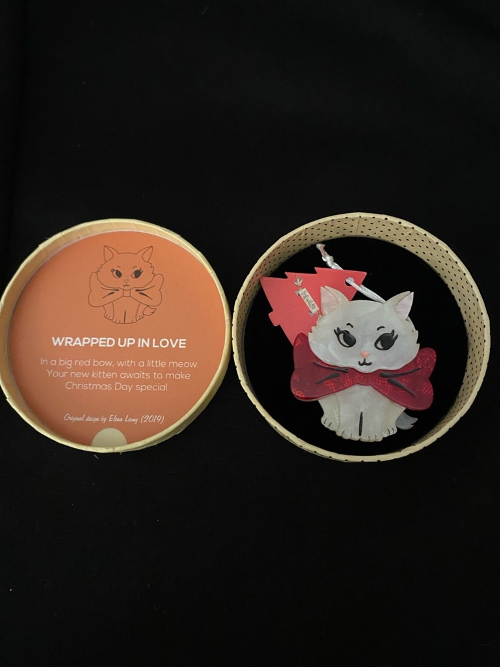 Sold Out Erst Wilder Wrapped Up in Love kitten Brooch - Picture 2 of 3
